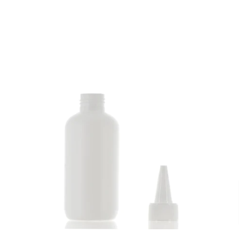 150ml Boston Round Bottle with Needle Nose Applicator (APG-210526)